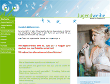 Tablet Screenshot of jugendweihe-weimar.de